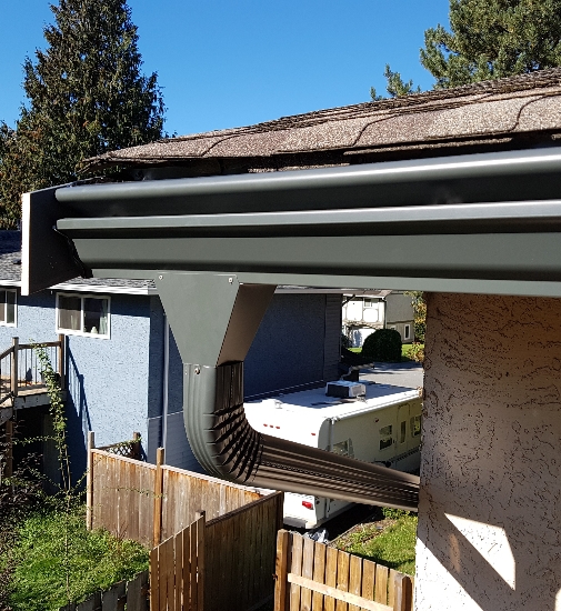 seamless gutter and downspout